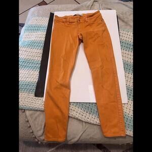 abercrombie fitch jeans womens Size 6R color orange